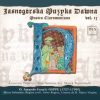 Musica Claromontana, vol. 13 Ivančič – Missa solemnis, Litania de BMV
